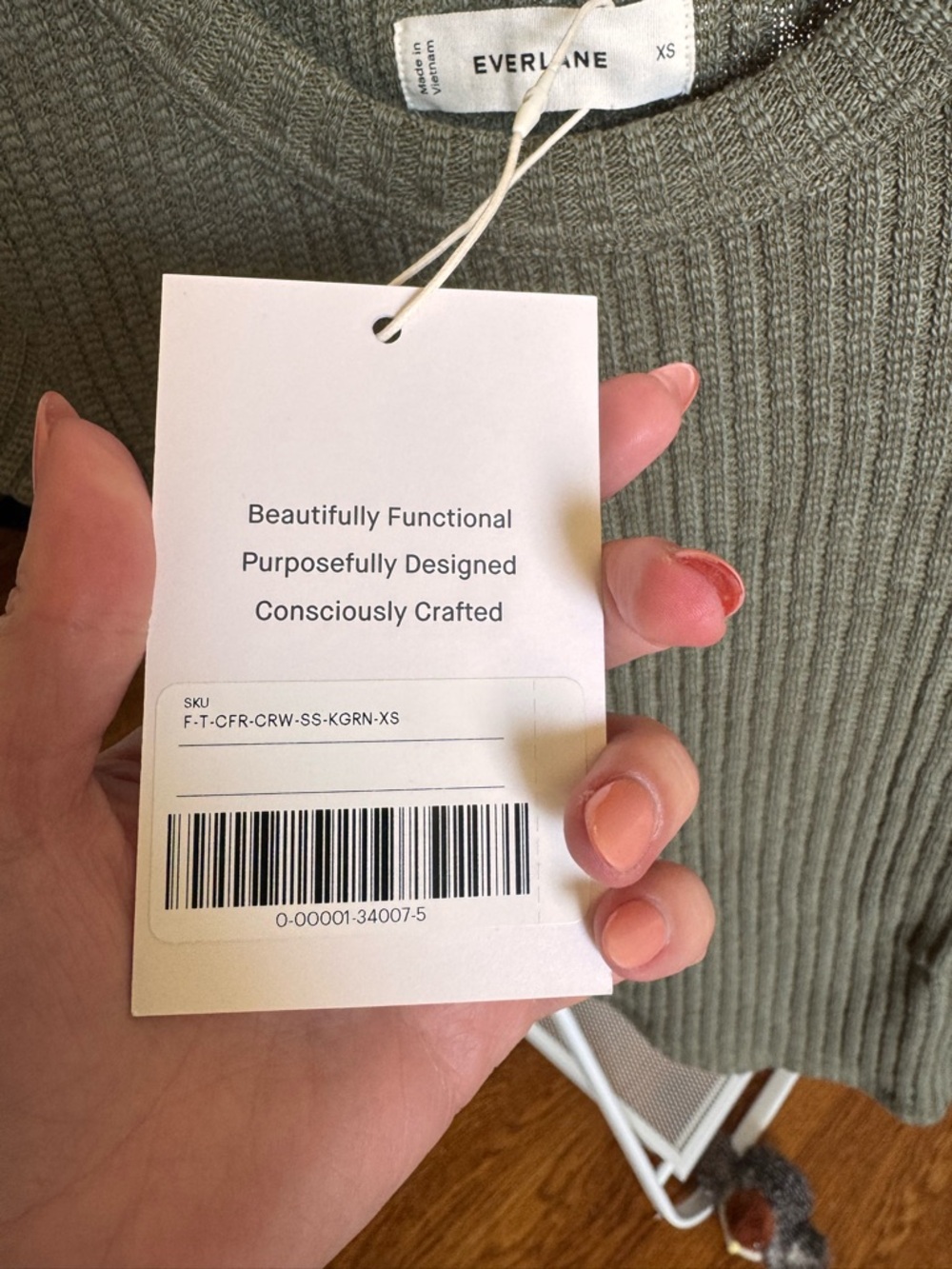 Everlane Ribbed Tee - Picture 3 of 6